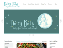 Tablet Screenshot of dairybaby.com
